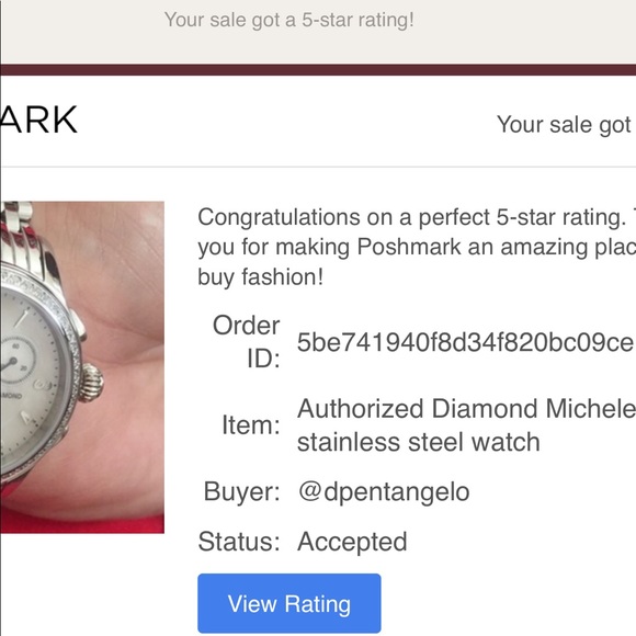 Poshmark 5 star suggested seller: see my high end designer items sales/ ratings - Picture 3 of 15